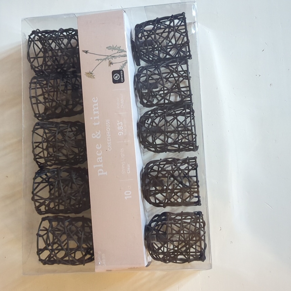 New Greenhouse Place and Time Clear String Lights 10 count